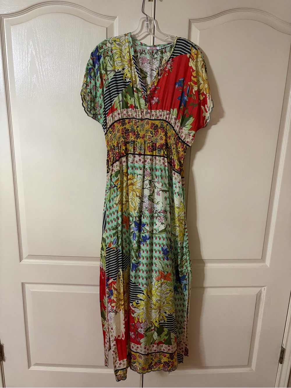🌟Like New🌟 Johnny Was Linette Silk Maxi with Slip